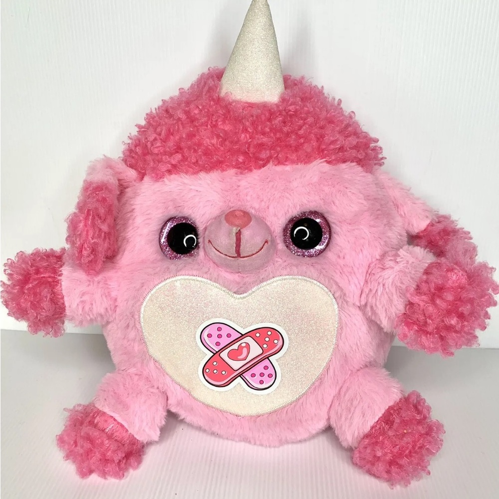 Zuru Rainbocorns Puppycorn Pink Poodle With Bandaids On heart 11”‎